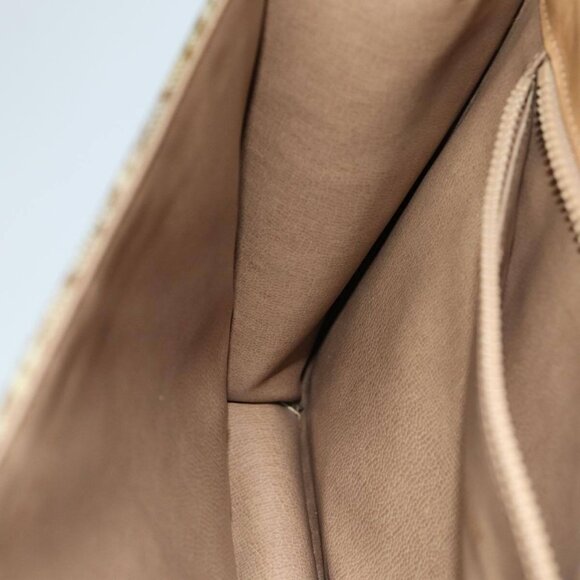 CELINE C Macadam Canvas Shoulder Bag Beige - Picture 15 of 16